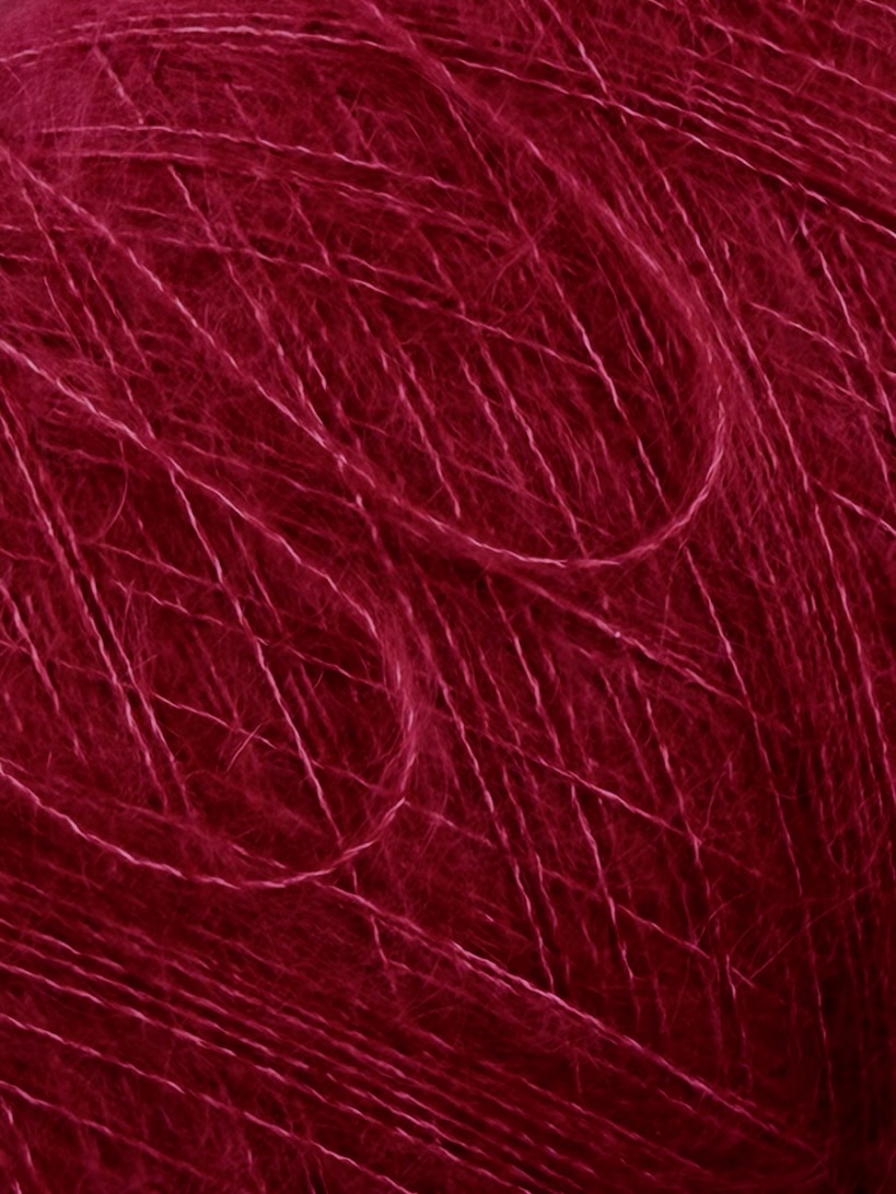 Royal Kid Silk Nm 9000 – Garn aus Super Kid Mohair und Seide col. Royal Rubinrot | Zimpfer Wolle Selezione